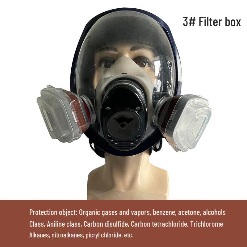 Hulidun Spherical Full-Face Gas Mask
