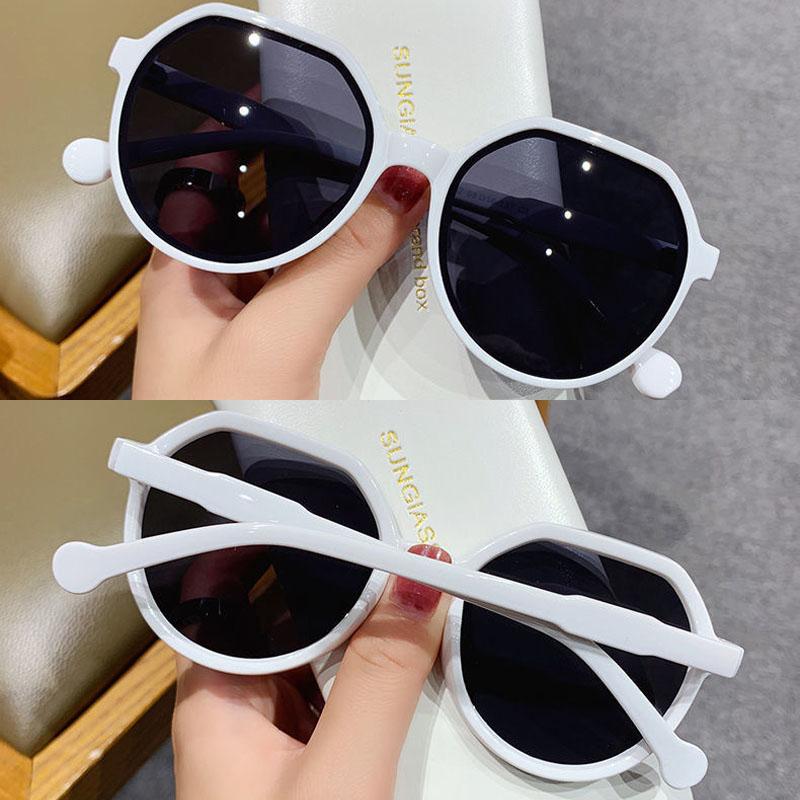 Charm Trend Unisex High Quality Round Frame Popular Sun Glasses Fashion Sunglasses Men Personalized Ins Women Eyewear All-match