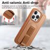 For iPhone 15 Pro Max Magnetic Case CASENEO Wristband PU Leather+PC Shockproof Phone Cover