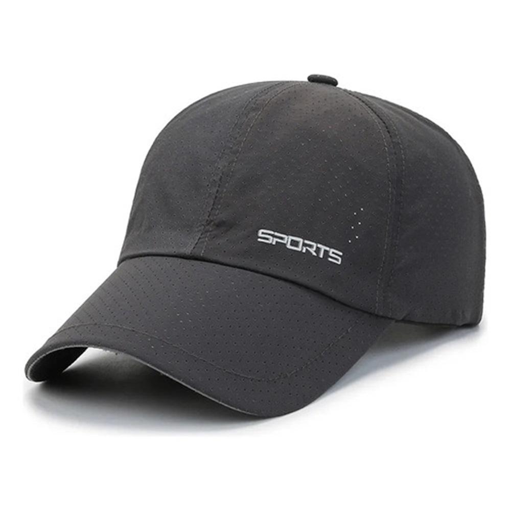 Dark Grey-adjustable Baseball Cap Golf Hat Motorcycle