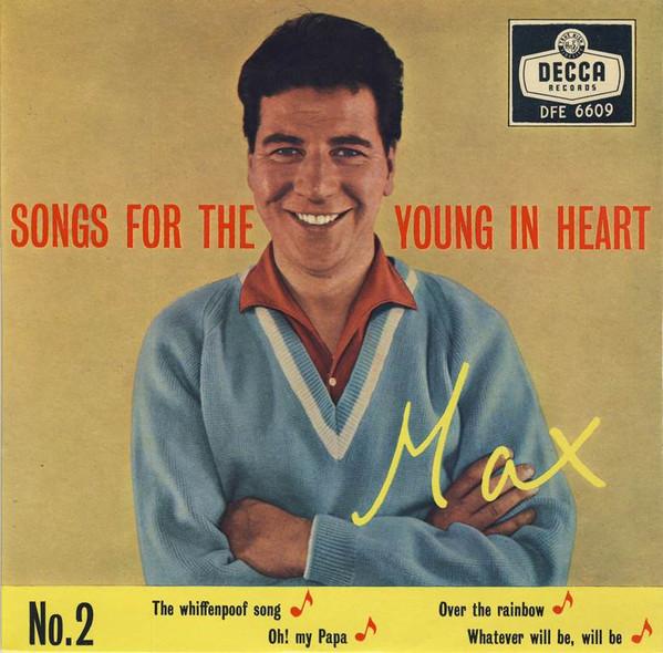 

7inch Record MAX BYGRAVES Songs For The Young In Heart No. 2 DFE6609 Decca 1959 UK Pop Used