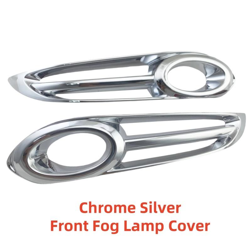 Car Chrome Fog light Decoration Accessories Front Fog Lamp Cover Trim Paste Style For Honda HRV Vezel 2014 2015 2016 2017 2018