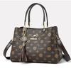 Classic Floral Print Fashion Tote Bag Spacious Capacity Elegant Single-Strap Women's Handbag