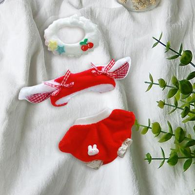 3 Pieces 17cm Doll Clothes Pants Outifits Costumes Girls Gift Comfortable Costume Accessories