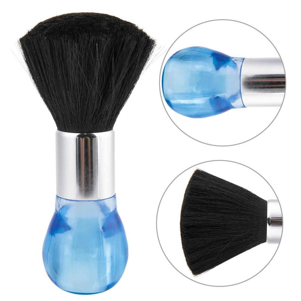 Comfortable Handle Hair Clean Hairbrush Soft Neck Face Duster Brush Barber Salon