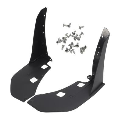 Paar Frontstoßstangenecken-Spoiler Schwarz Kollisionsschutz Frontseiten-Ecken-Winglets für Mustang GT500 2014 bis 2021