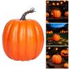 Seasonal Fall Accent Piece with Realistic Ridges and Curved Stem, Harvest Styling for Shelves, Entryway Tables, Trays, and Windowsills
