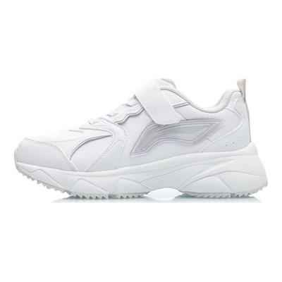 Li Ning Anomaly Comfortable Shock Absorbing Casual Sports Shoes Kids Sneakers Standard-White YKFR054-13