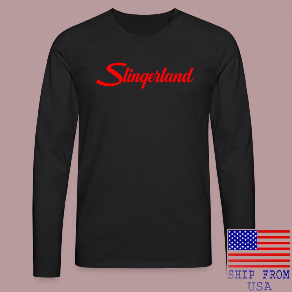 Slingerland Drum Black Size S2XL Unisex T-Shirt L