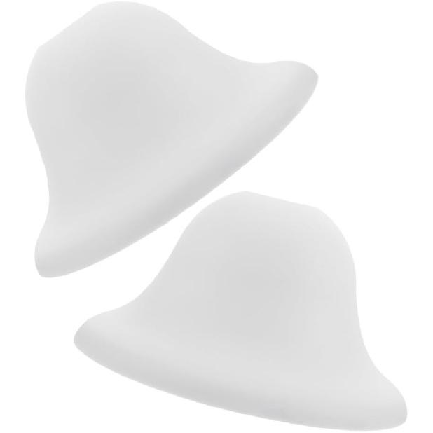 Lamp Shades for Floor Lamps : 2Pcs Plastic Round Mushroom Lampshade Pendant Light Shade for Home Decoration, 7.47X7.47X3.93in (White)