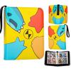 52 Style 400pcs  Card Album 2x2 Loose-leaf Large Capacity Leather Anime Zipper Card Collection Photo Album