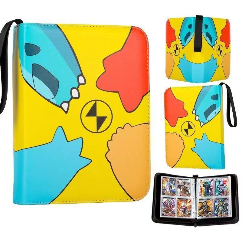52 Style 400pcs Card Album 2x2 Loose-leaf Large Capacity Leather Anime Zipper Card Collection Photo Album