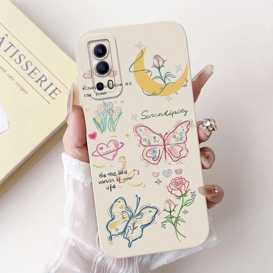 For Vivo Y52 5G V2053 Case Cute Cartoon Panda Duck Rabbit Shockproof Silicone TPU Phone Cover For Vivo Y72 5G V2041 IQOO Z3 Capa