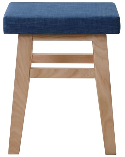 AZUMAYA Van Bi Stool, Navy (CL-785CNV)