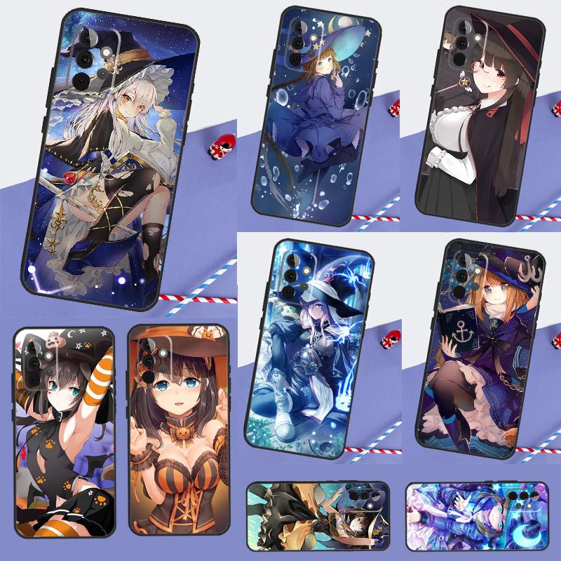 Anime cute magical girl For Samsung Galaxy A05 A06 A56 A36 A26 A16 A22 A32 A52 A54 A34 A14 A55 A15 A53 A33 A35 Case