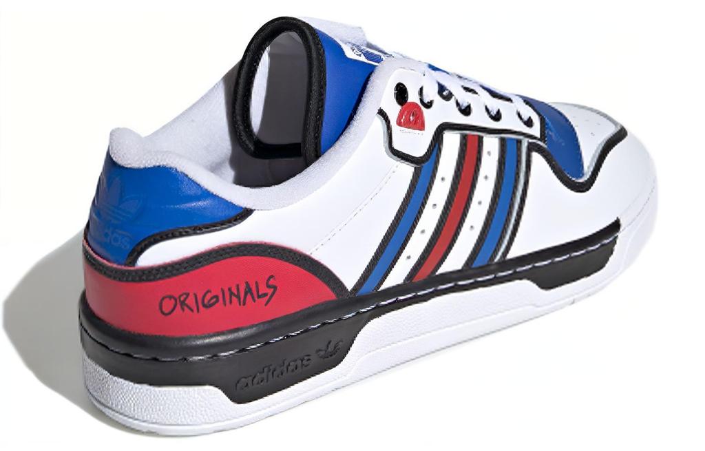 Adidas Rivalry Low 'White Blue Scarlet' FY3120