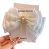 Autumn/Winter '25 New Pearl Bow 3D Top Clip Children's Hair Tie