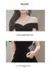 Elegant Women's Black One-Shoulder Evening Gown, Luxurious Banquet or Annual Meeting Dress, Niche High-End Style, Stunningly Beautiful.