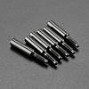 6 Pieces Bridge Tremolo Saddles Screws for Floyd-Rose Practical String Locking Screws Black Metal Screws Easy to Use