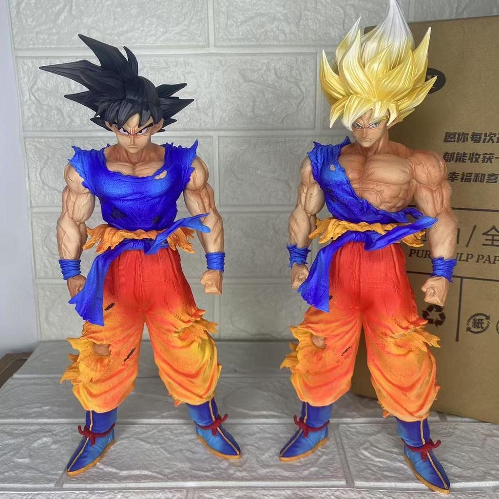 30cm Dragon Ball Anime Super Saiyan Goku Black Hair Figure Scene PVC Collection Children Model Toys Doll Birthday Gift