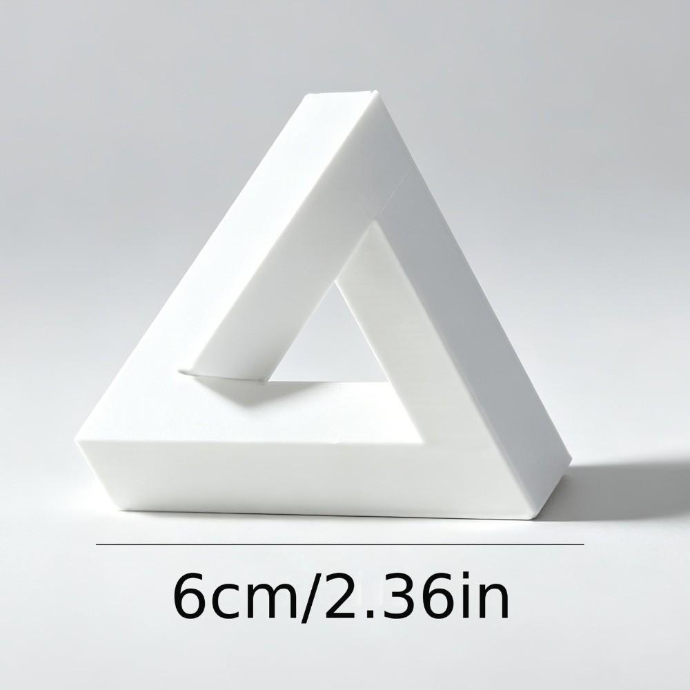 Funny Geometric Optical Illusion Triangle Optical Paradox Craft Decor  for Science Enthusiasts
