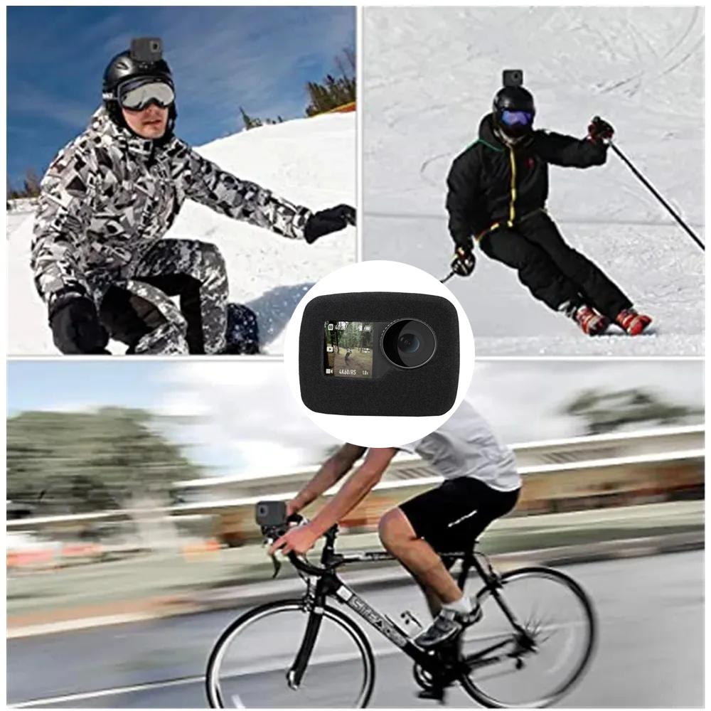 Windslayer Housing Wind Noise Cover Reduction Foam Case for DJI Osmo Action 4 3 GoPro Hero 11 10 9  7 6 5 Camera Accessories