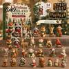 Advent Calendar for Kids Woodland Animal Calendar, 24-Day Christmas Countdown Set with Forest Festive Party Favors Children Critter Ornaments,