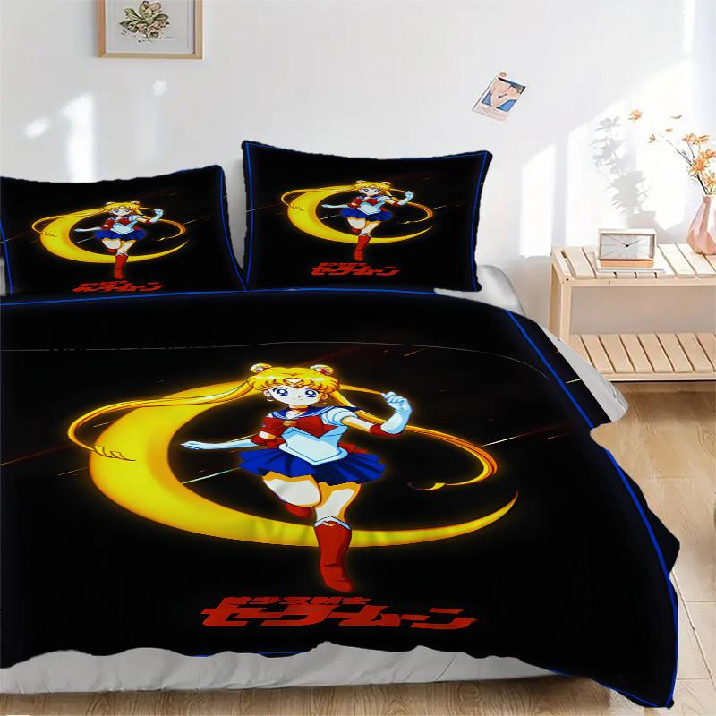 

Постельное белье Сакура Луна Полумесяц Комплект Пододеяльник Подарок для Спальни, Включает 1 Пододеяльник и 2 Наволочки, Без НаполнителяB468 135x200cm