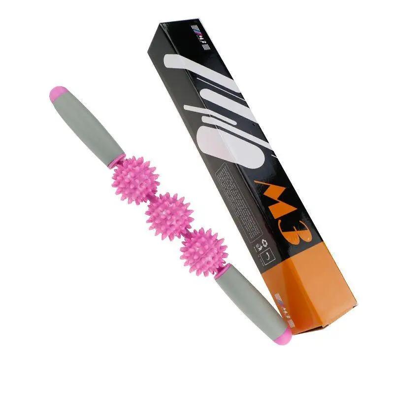 Back Massages Balls Muscle Roller Yoga Column Body Relax Tool Spiky Back Waist Arm Leg Foot Massage Stick Gym