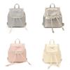 Pu Butterfly Knot Backpack For Girls And Teens With Storage And Comfort