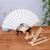 Supporto per Ventaglio Stile Cinese, Porta Ventaglio, Ventaglio Pieghevole, Supporto Espositore per Ventaglio Rotondo, Base per Ventaglio, Legno Massello