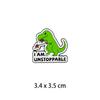 Ensemble Style Européen et Américain Broche Grande Oie Tortue Dinosaure Broche Col Badge Métallique