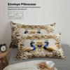 Peacock Floral Bedding Set Cream Gold Blue Peacock And Rose Pattern Duvet Cover Pillowcases For Bedroom Decor