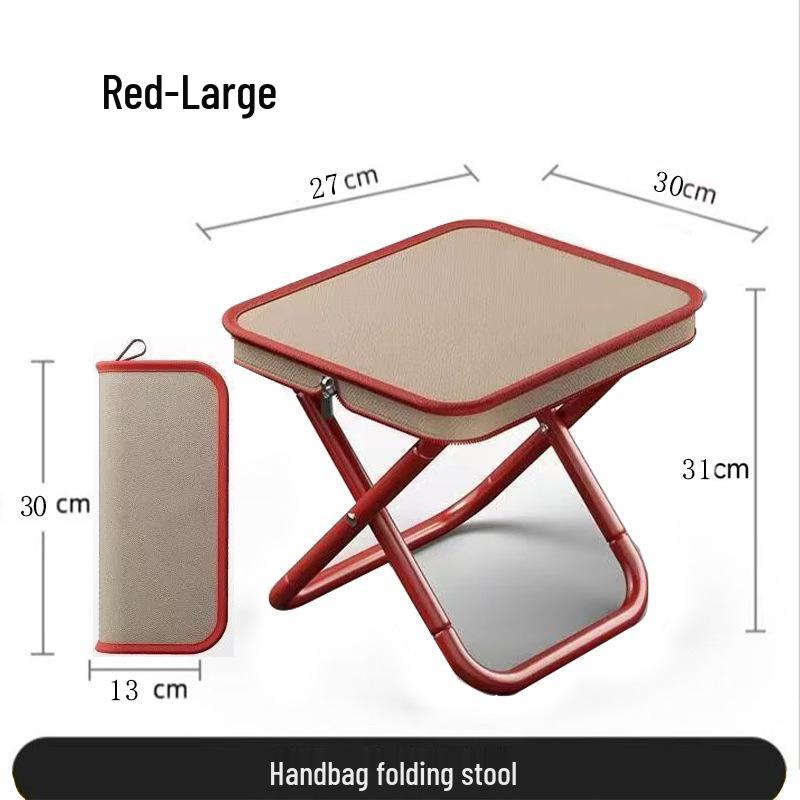 Portable Folding Stool for Camping, Fishing, and Queuing - Compact Outdoor Chair