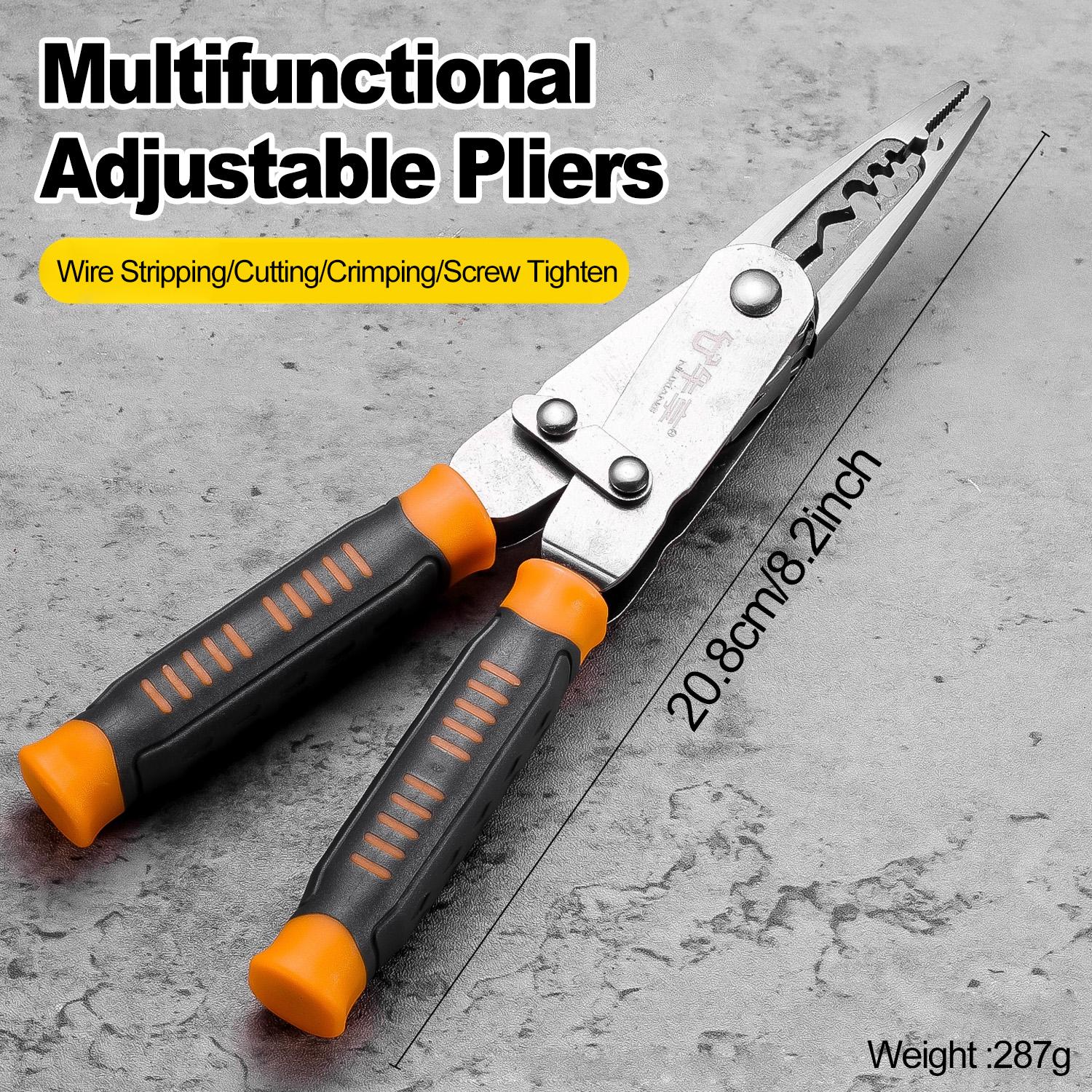 

2 in 1 Wire Cutters Pliers Multifunctional Needle Nose Pliers Electrician Wire Strippers High Performance Practical Tools