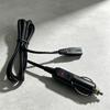 Portable Fridge Replacement Cable, Vehicle Power End to 2 Pin Appliance End, 12V 24V 18 Wire Size 1.8 m Wire for Vehicle Travel Use