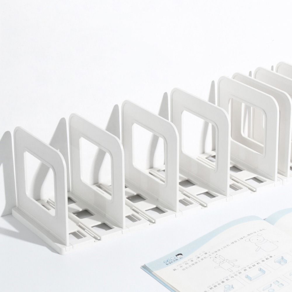 Dividers Desktop Book Stand Non-slip Vertical Book Holder Portable File Storage Bookshelf  Bedroom