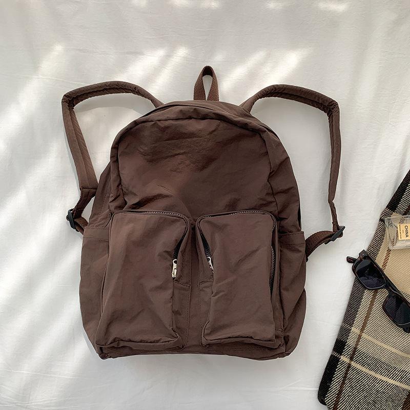 New backpack female college students leisure travel bagpack large capacity multi-pocket single shoulder bag commuting school bag