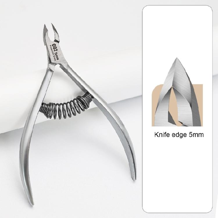 Strumento Pedicure Manicure Portatile Tagliacuticole Cutter Cuticole Unghie Pinzette Cuticole Acciaio Inossidabile Taglia Cuticole Morte