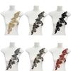 Computer Bead Embroidery Nail Bead Collar Lace Clothing Performance Clothes Front Collar Corsage Applique Embroidery Cloth Sticker Decorative