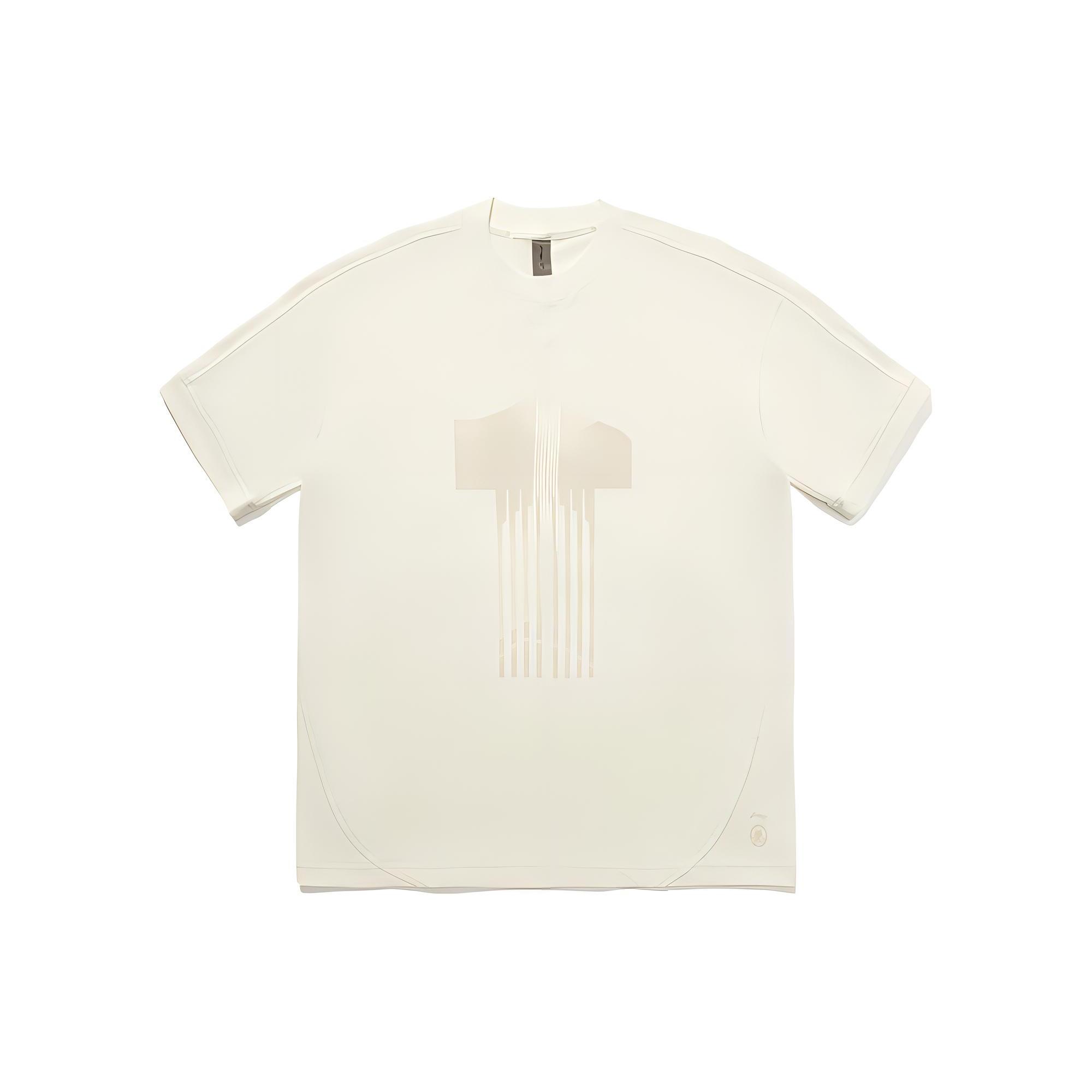 LiNing China LINING X Jackie Chan, Collaboration LINING X Jackie Chan Kung Fu Collection T Shirt Unisex Papyrus White AHST619-1 L
