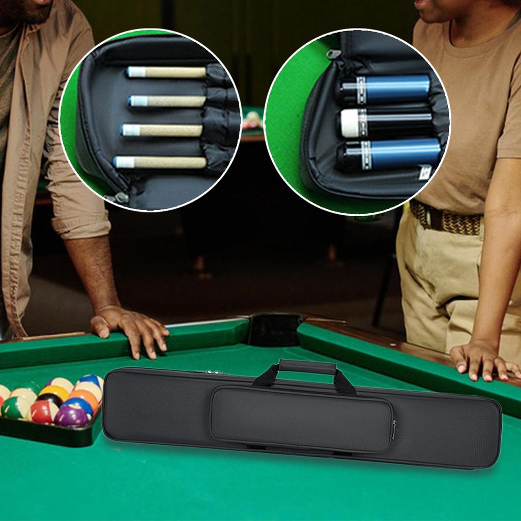 Pool Cue Case Protection Accessories with Handle Lightweight Billiard Rod Storage Bag for Club Practice Outdoor Snooker Family