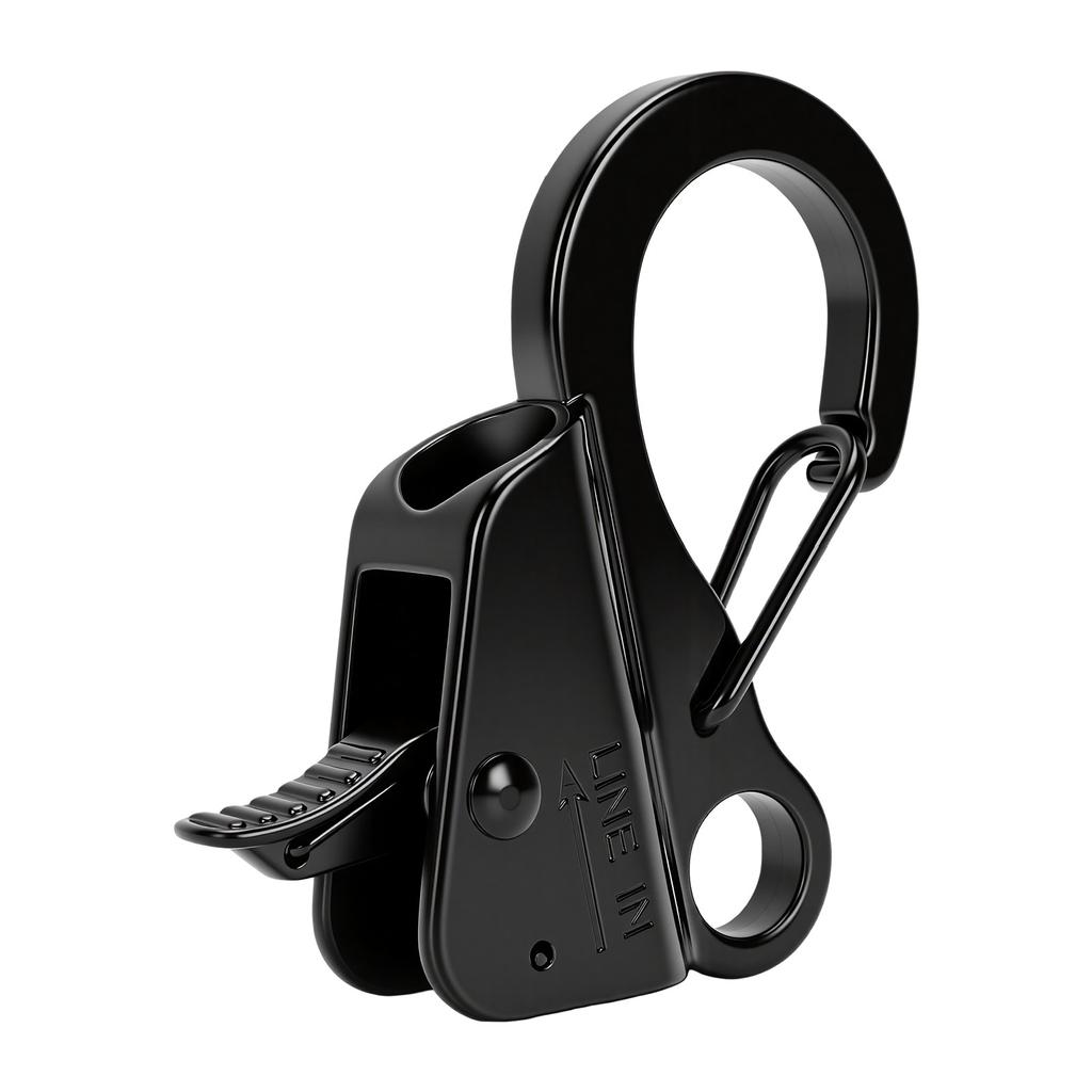 Boat Bumper Clips Adjusters Stainless Steel Sliding Rope Hook for 1Celsius4 to 3Celsius8in Ropes