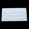 Transparent Letter Silicone Mold Letter And Number Mold Epoxy Resin Molds For Diy Jewelry Dried Flower Resin Crafts Tool