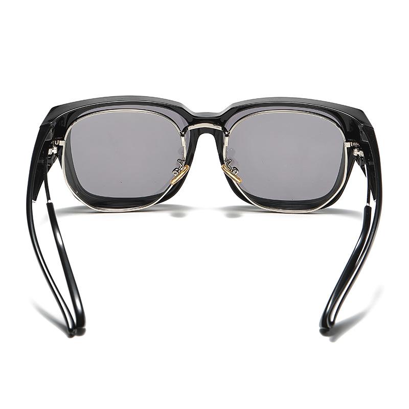 Large Frame TR90 Sets of Polarized Sunglasses for Myopia for Men and Women Driving Sunglasses Tide