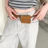 American Retro Suede Belt Waist Pack Korean Fashion Aesthetic Niche Fanny Pack for Women Match Skirt Work Commute Wear