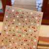 Cherry Heart 5D Embossed 3D Nail Stickers - Sweet & Lovely Xiaohongshu Influencer Design