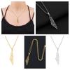 Stainless Israel Palestine Steel Geometric Pendant Necklace Men Women Gift
