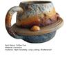 Space-Themed Coffee Cups with Ergonomic Handle Dishwasher Safe Space Embossed Planet Mugs Solar System Planet Mugs