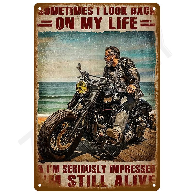 Retro Wall Art Bar Accessories Mancave Tin Sign Room Luxury Home Decor Item Decorations Metal Signs Vintage Metal Plates Posters